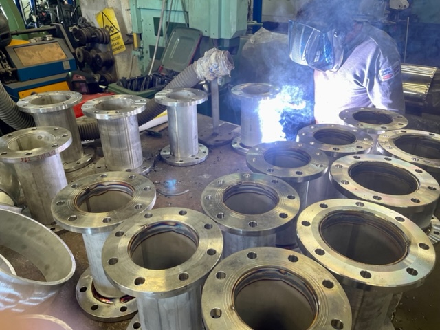 Hell-Sea certified exhaust penetration system — installation photo 18