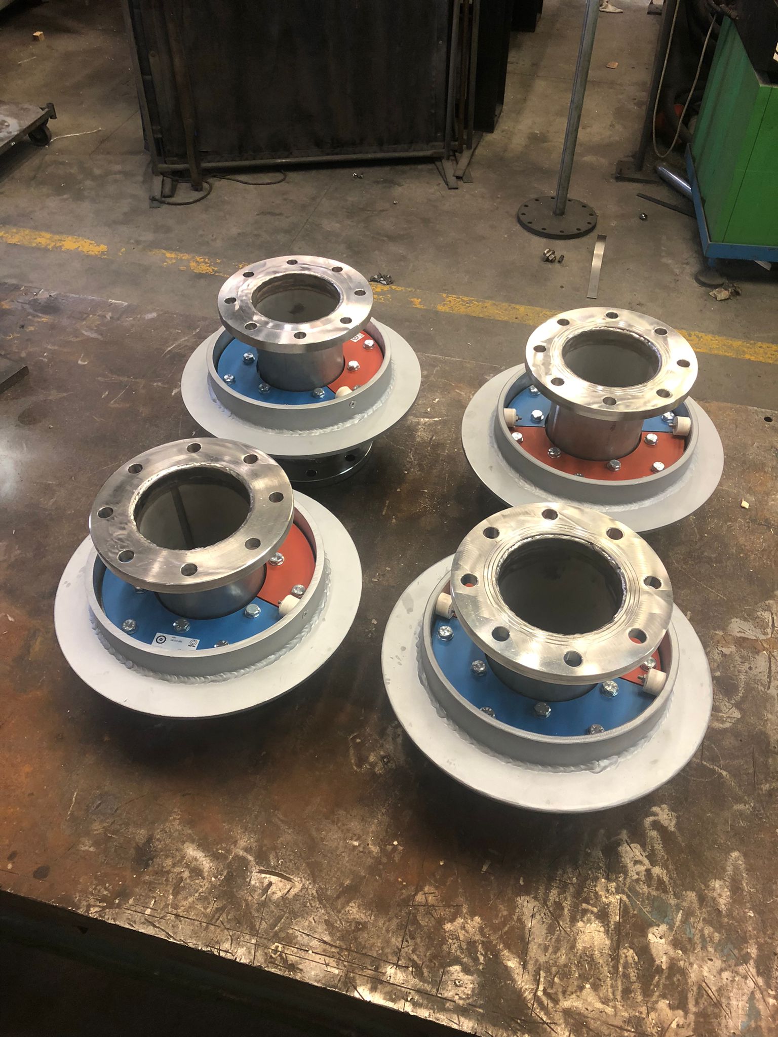 Hell-Sea certified exhaust penetration system — installation photo 19