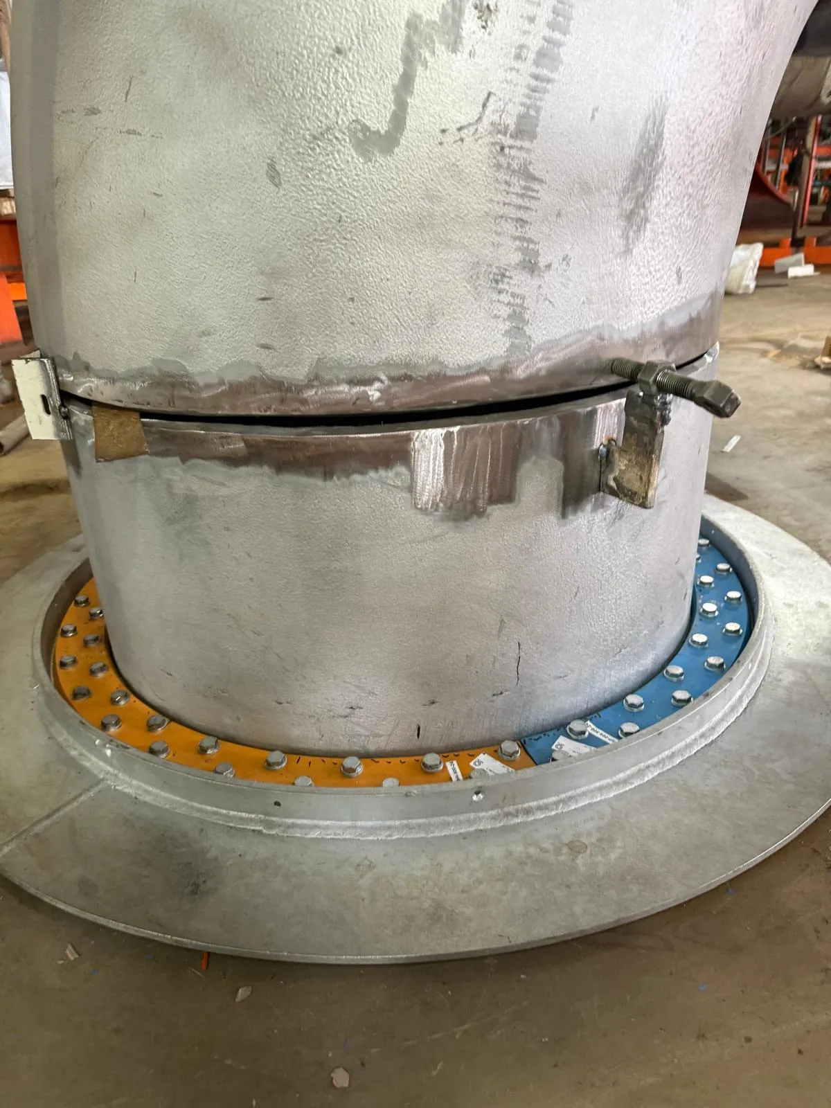 Hell-Sea certified exhaust penetration system, installation photo 30
