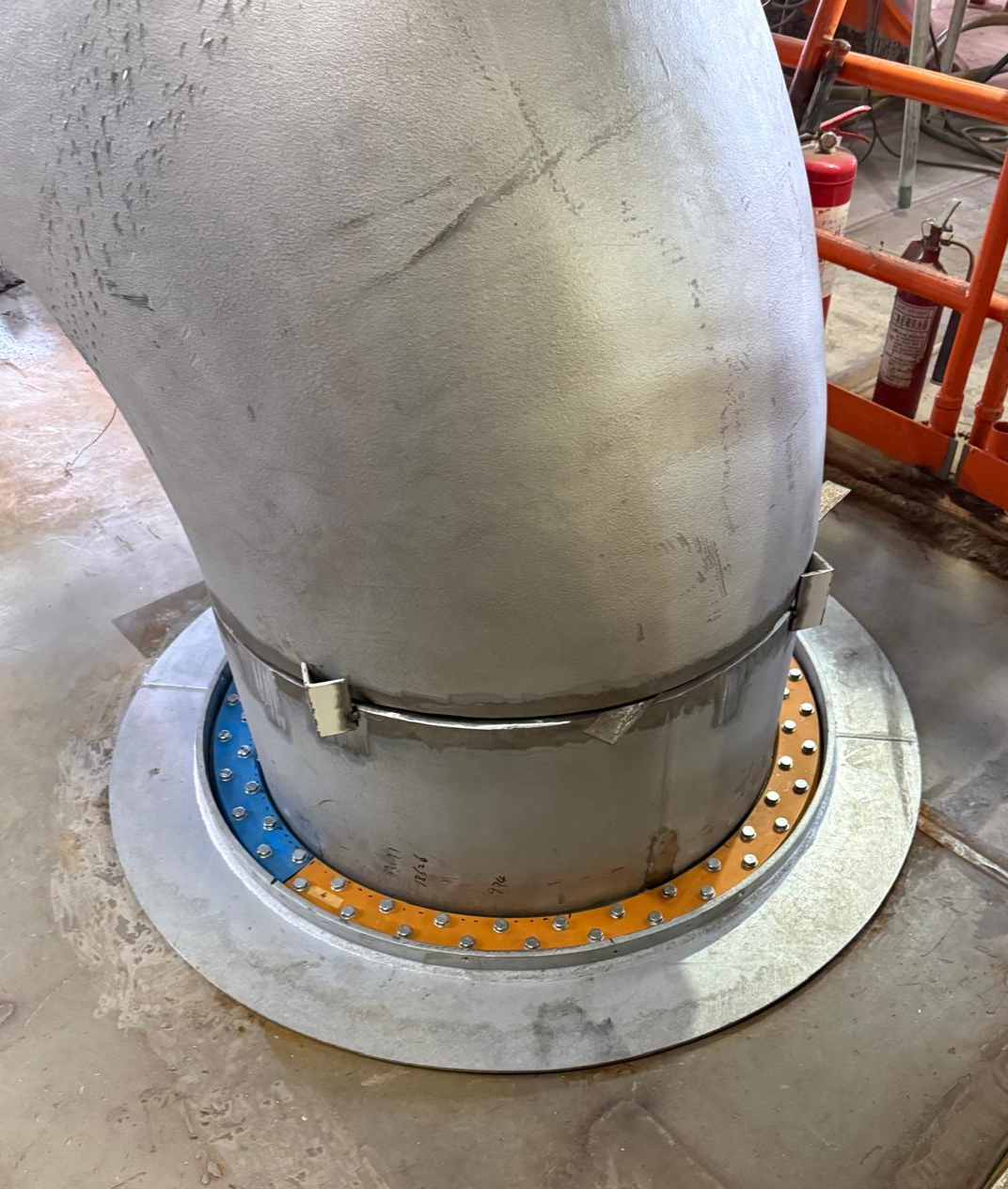 Hell-Sea certified exhaust penetration system — installation photo 31