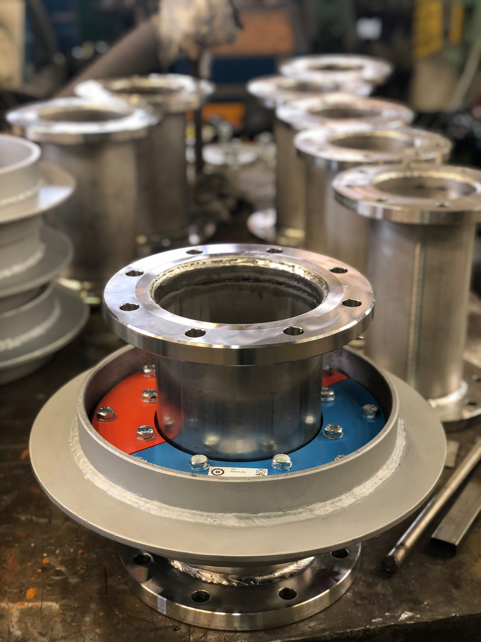 Hell-Sea certified exhaust penetration system — installation photo 50